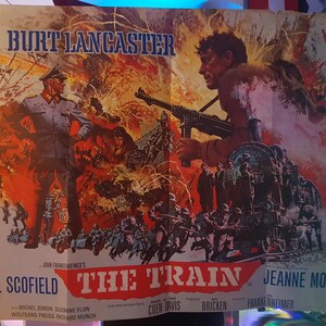 Póster original THE TRAIN por John Frankenheimer 1964