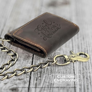 小物 Vintage wallet chain Amazon.com: WBQMUNY Men's Tri-fold Vintage Biker Cowhide Top Grain