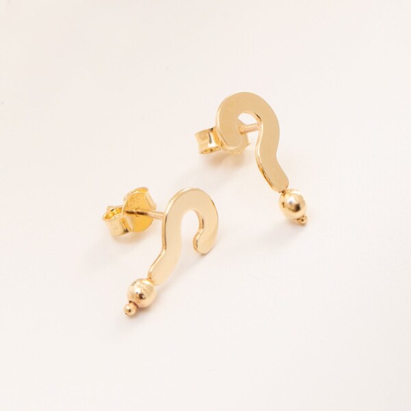 Pandora question mark earrings clearance