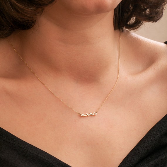 14K/18K Gold Car Baby Necklace