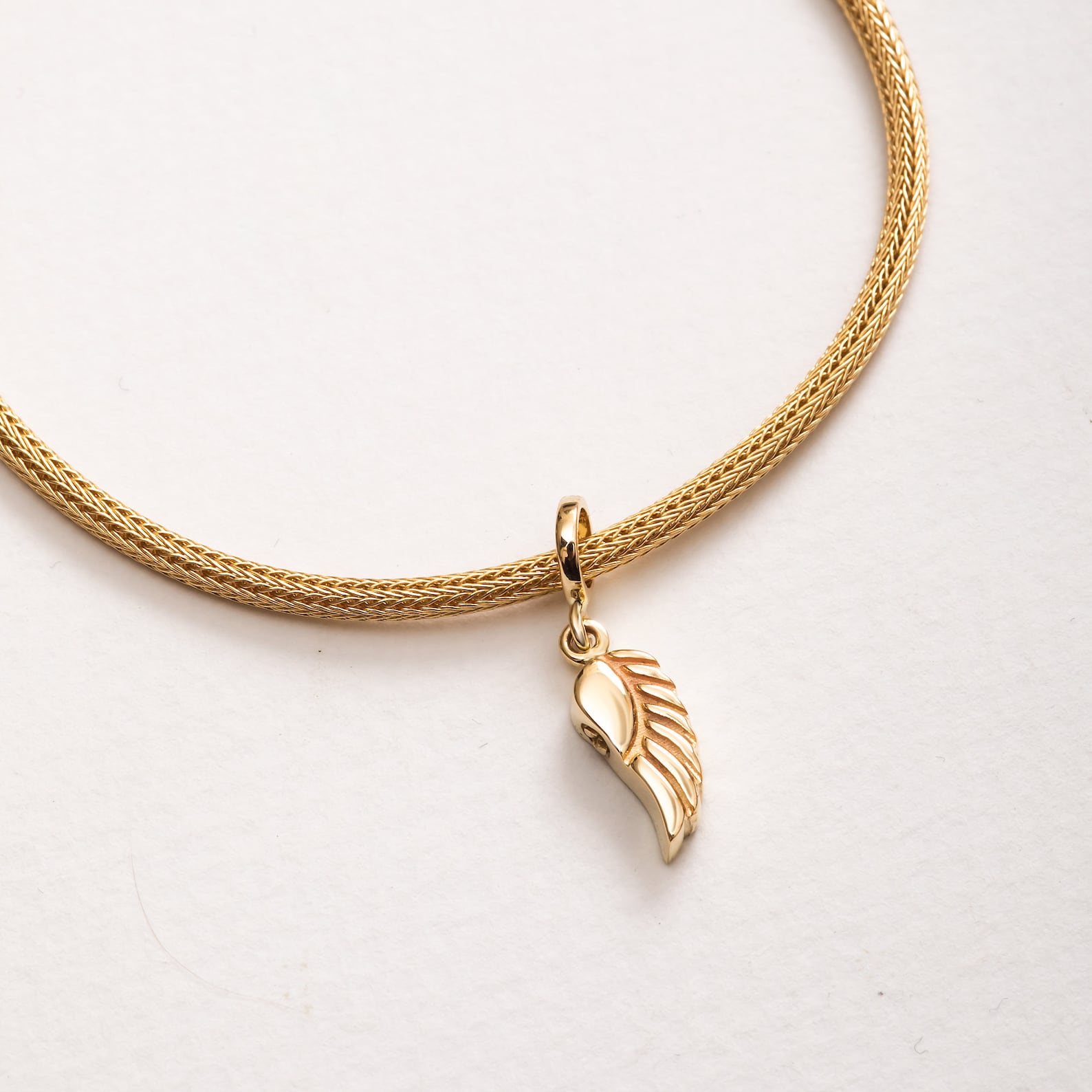 Angel Wing Ashes Urn 14k 18k Solid Gold Pendant Necklace Etsy