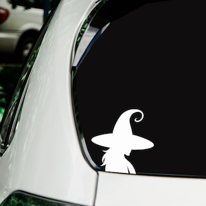 Witch Silhouette Decal Sticker, Witchy Car Decal, Pagan Sticker, Witchy Vibe Sticker, Mother Maiden Crone Sticker, Pagan Wiccan Sticker