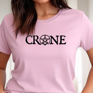Crone T-Shirt, Triple Moon Goddess TShirt, Maiden Mother Crone TShirt, Pagan Witch TShirt, Mother Witch T-shirt, Size Inclusize XS-4X