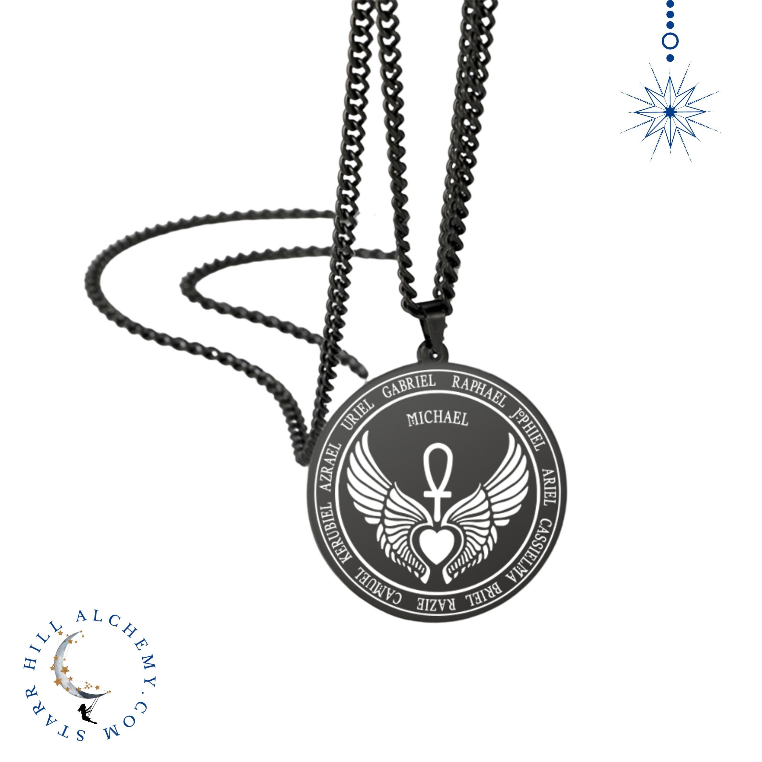 送料無料/プレゼント付♪ スターリングシルバーのSigil Archangel Samael Talismanペンダント_並行輸入 | torringtonparkinsonssupportgroup.com