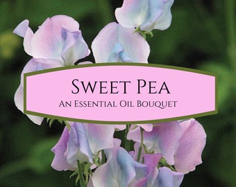 Sweet Pea Essential Oil Bouquet, Love Magic, Love Spell, Peace & Joy