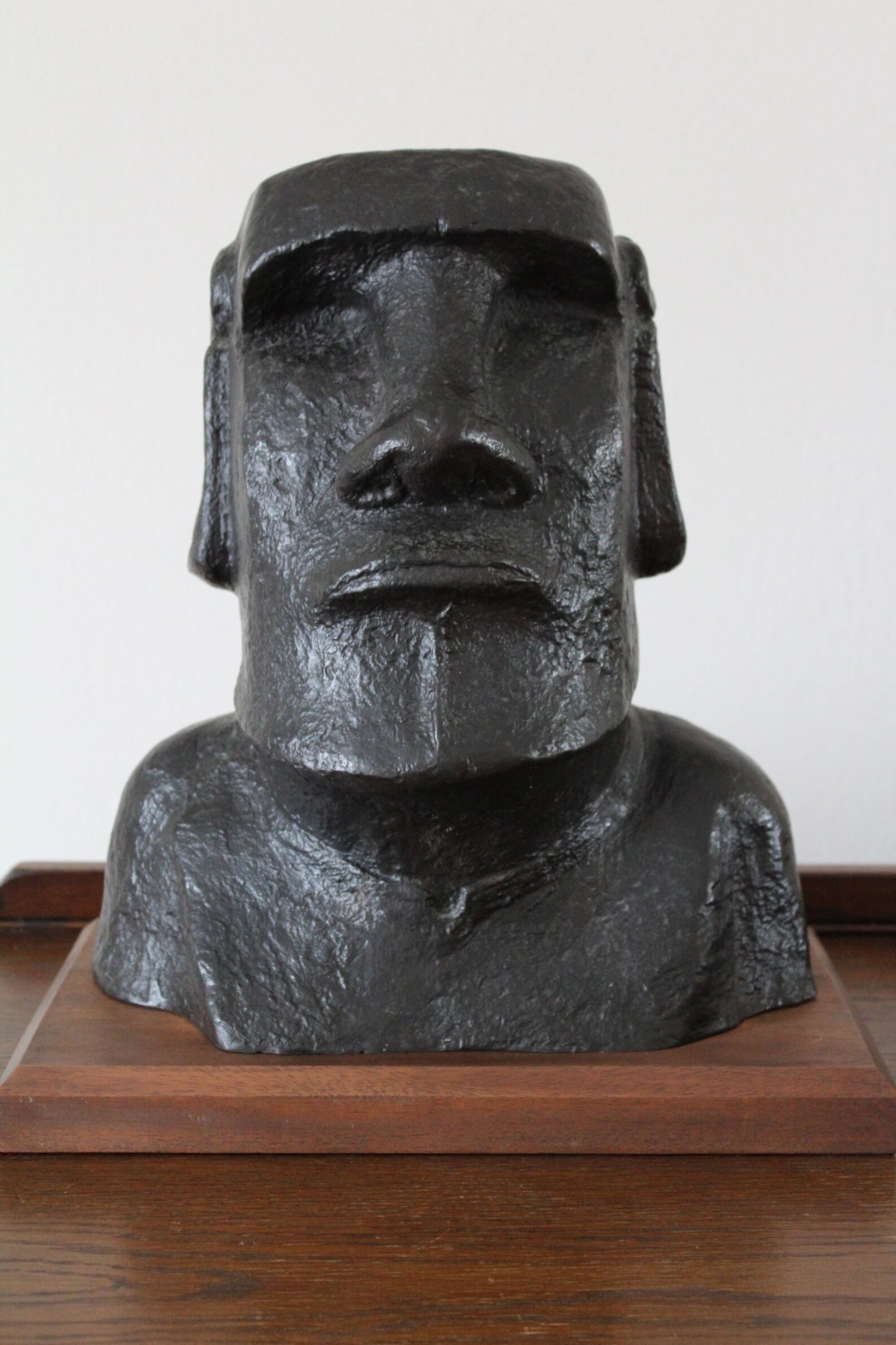 Bronze Easter Island Head Sculpture Hoa Hakananai'a Moai Etsy