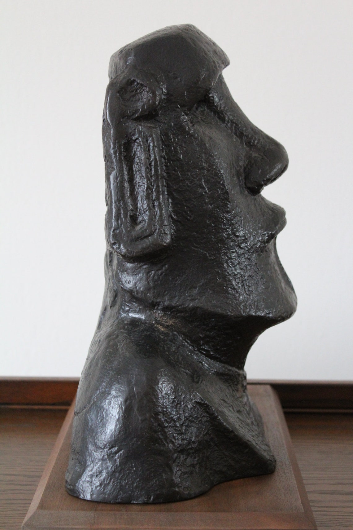 Bronze Easter Island Head Sculpture Hoa Hakananai'a Moai Etsy