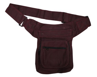 Sac banane - Kurt - rouge-bordeaux - sac banane - sac banane