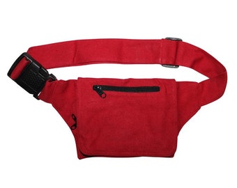 Sac ceinture - Ian - rouge - sac banane - sac banane