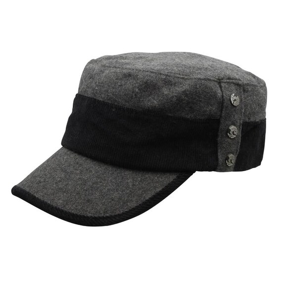 Army Military Cap Model 04 Grey-black 