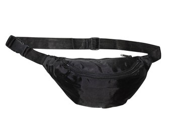 Sac ceinture - Louis - noir - hydrofuge - sac banane - sac banane