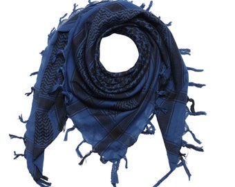 Pali cloth - blue-dark blue - black - Kufiya PLO cloth