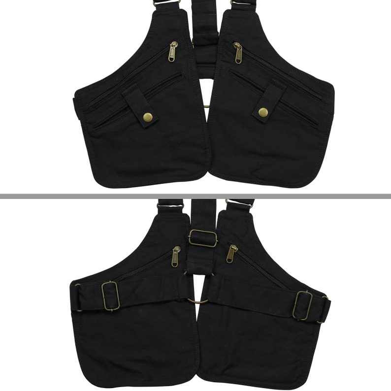 Holster Bag Belt Bag Holster Vest Black Brass Etsy