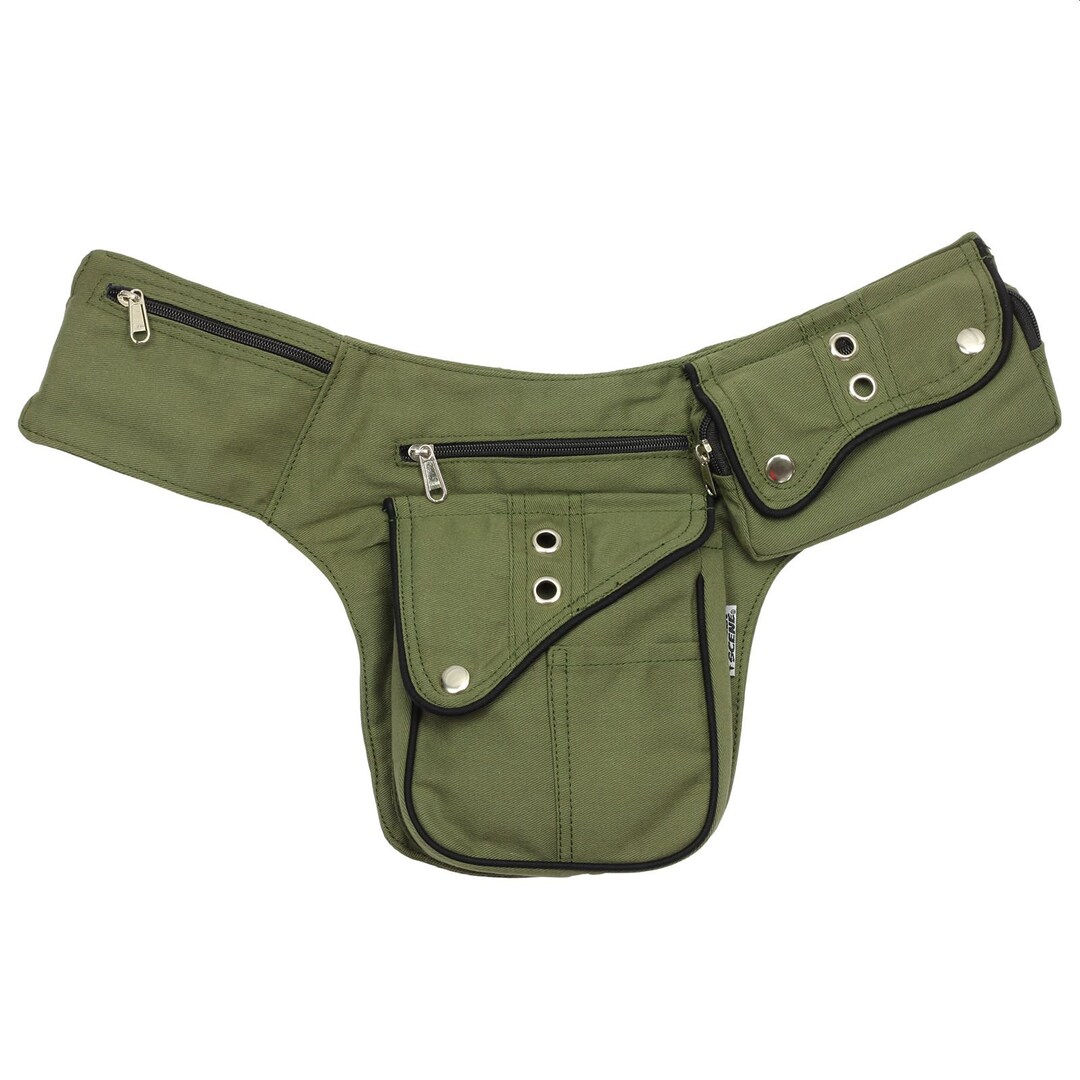 Belt Bag Frank Greenolive Bum Bag Hip Bag With Several Pockets Etsy