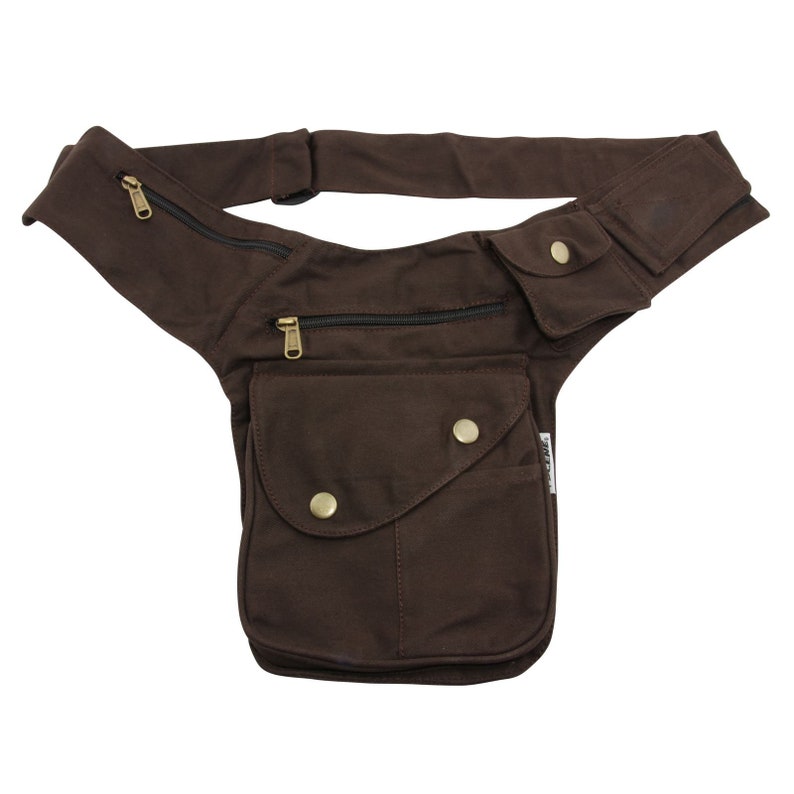 Belt Bag-Buddy-Brown-brass colours-Belly Bag-Hip Bag