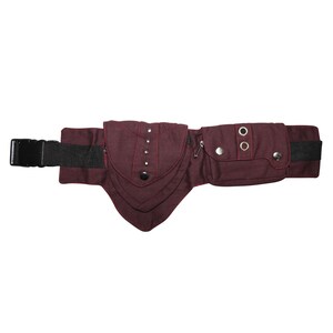 Belt bag - Jerry - bordeaux - bum bag - hip bag with several pockets