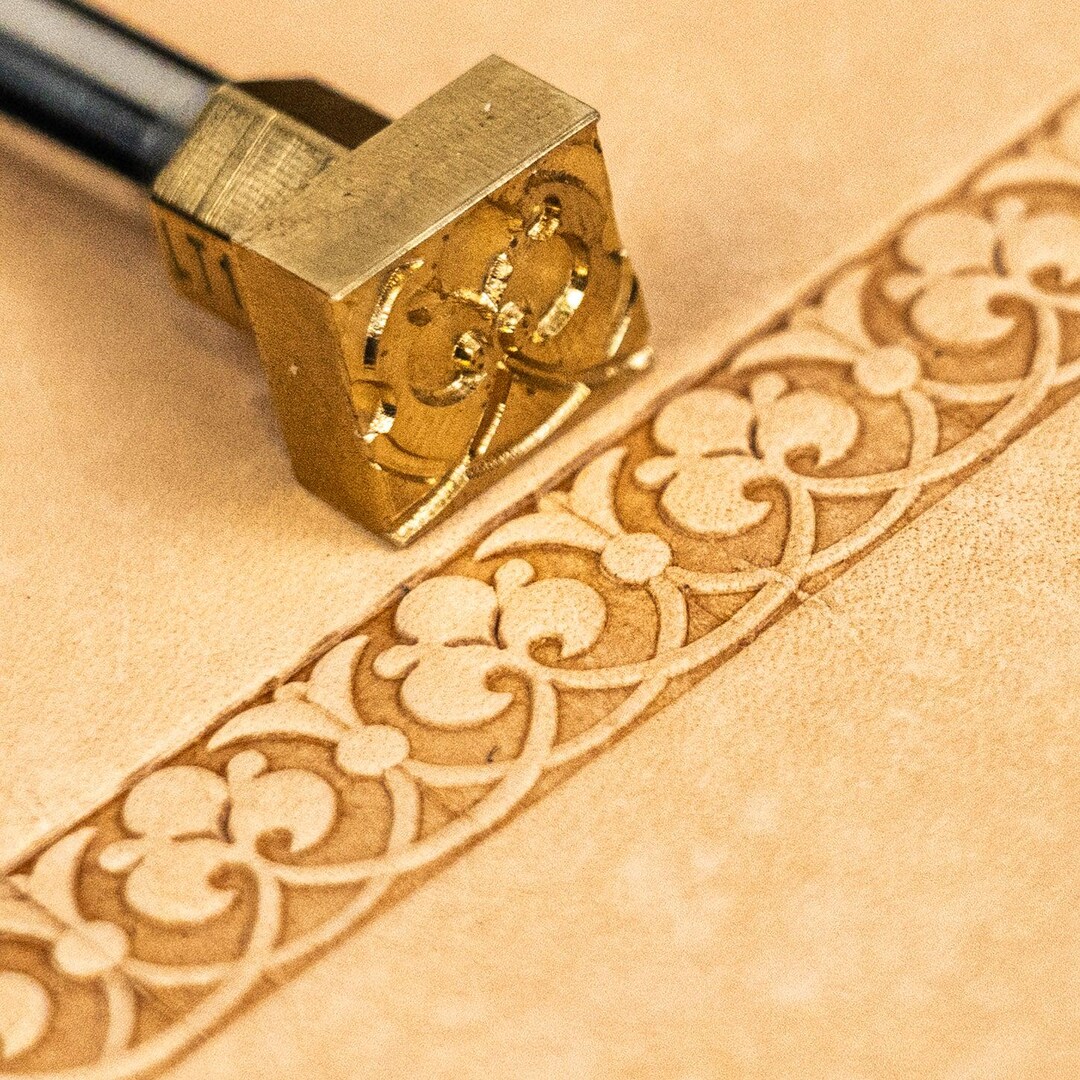 LT169 Ornate Square Leather Stamping Tool– Ornate Square 15x14mm (7/12 ...