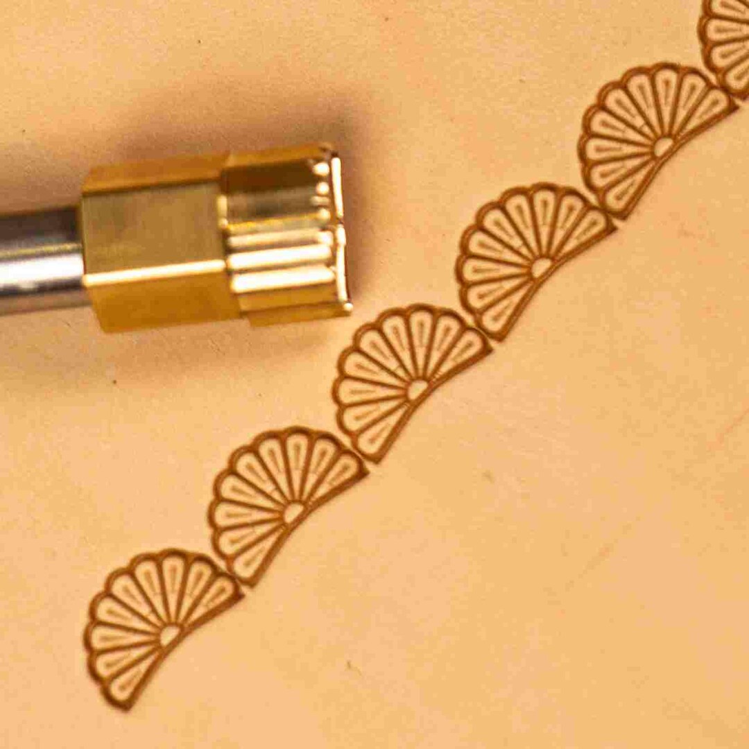 LT187 Fan Border Leather Stamping Tool– Fan Border 13x8mm (1/2