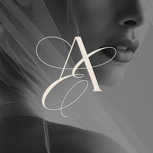 A&E Initials Luxury Wedding Monogram Logo | Minimalist and Modern ...