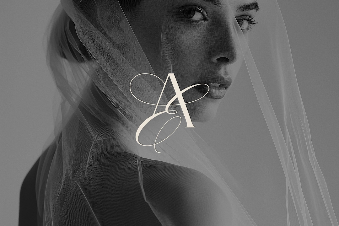 A&E Initials Luxury Wedding Monogram Logo | Minimalist and Modern ...