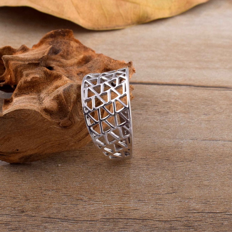 925 silver ring handmade silver ring gift for her solid silver ring