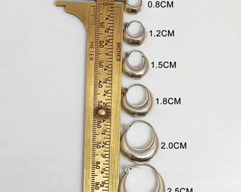 Aros de plata, Pendientes de plata, Pendientes de aro, Aros de plata gruesos, Pendientes de plata de ley, Pendientes de plata gruesos, Aros huecos Huggie