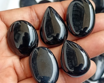 natural Onyx Gemstone.Banded Black Onyx stone.onyx wholesale lot.Banded Black Onyx loose stone.mix size stone. Banded Black Onyx Cabochon