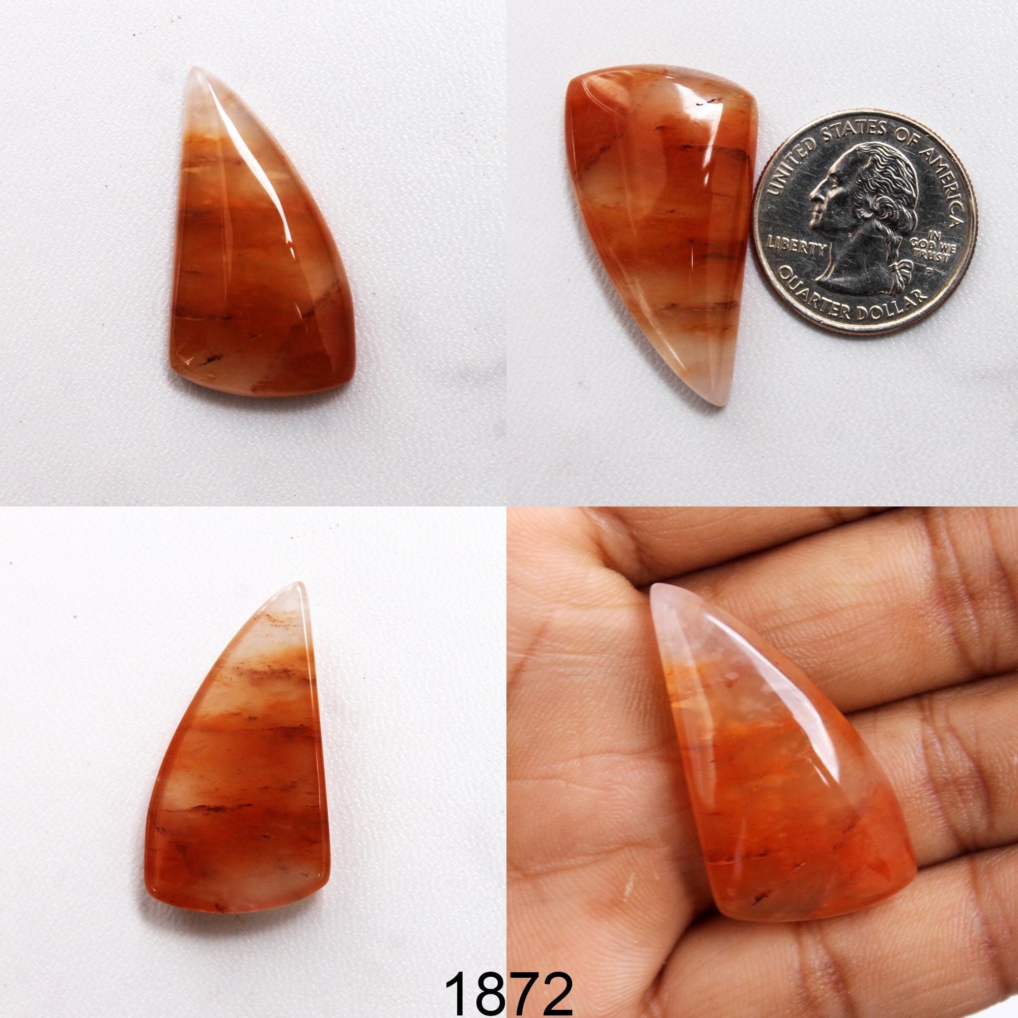 Natural Orange Jasper Cabochon Orange Jasper Gemstone Orange Etsy