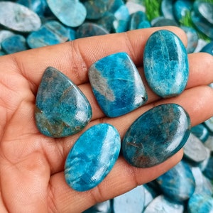 Natural Apatite Gemstone, Wholesale Apatite Cabochon, Bulk Apatite Beads, Apatite Healing Crystals for Rings, Necklace, Pendant Jewellery