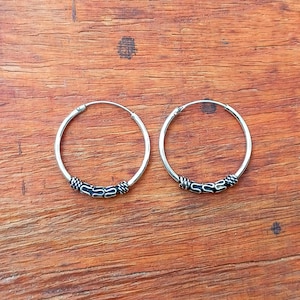 Silver hoops, silver earrings, chunky earrings, Chunky Hoop Earrings, Hollow hoop earrings,  Dainty earring hoops gift for mom, gift for her