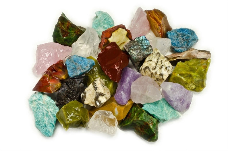 Raw Crystals Bulk Raw Gemstone Mix Lot Wholesale Mixed Lot Etsy