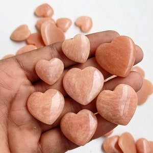 Natürliches Amazonit Herz Kristall, Pfirsich Amazonit Herz, Schüttgut Kristall Herz, Großhandel Herz Cabs, Pocket & puffed Herz für Reiki, Schmuck