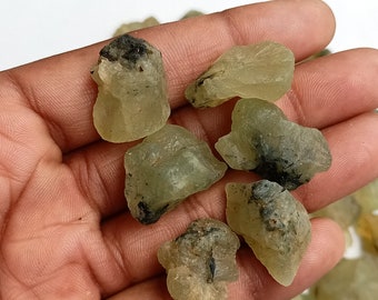 Raw Prehnite Crystal, Prehnite Stone, Rough Prehnite Gemstone, Prehnite Chunk, Prehnite Rock, Prehnite Cluster, Root Chakra Healing Crystals