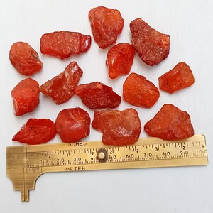 1LB Carnelian Rough Rocks For Tumbling – Natural Madagascar Crystals – Bulk Wholesale