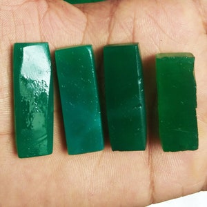 Green Chalcedony Slab, Chalcedony Onyx Cabochon Slab, Green Polished Rough Slice, Rose Chalcedony, Onyx Crystal Slice for Necklace Jewelry