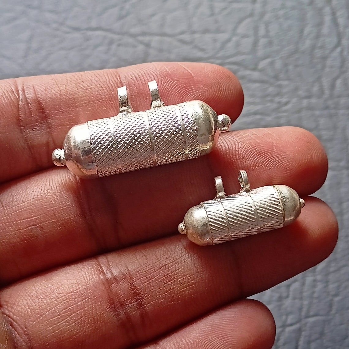 Silver Taweez, Tabiz Black Thread, Amulet Locket, Silver Taveej ...