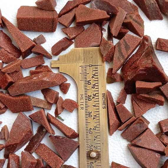 天然石コレクション CREPUSCULE Sandstone  ゴールド Gold Sandstone Stone, Goldstone Crystal, Red Sandstone