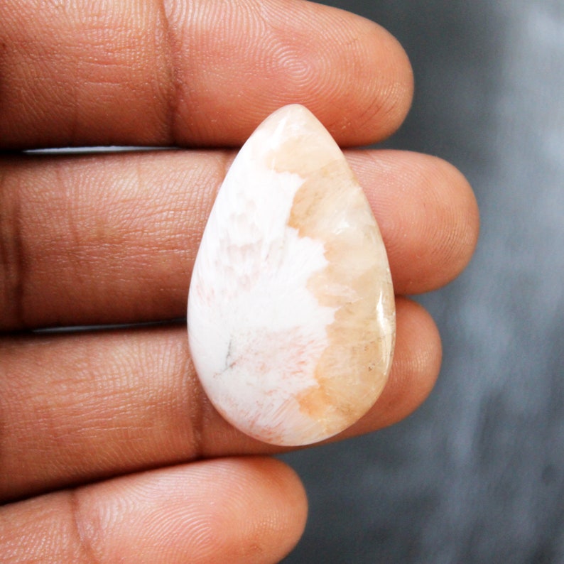 Loose Scolecite Crystals Stone for Rings Jewelry Supply Scolecite Gemstone Scolecite Beads Pendants Scolecite Cabochon