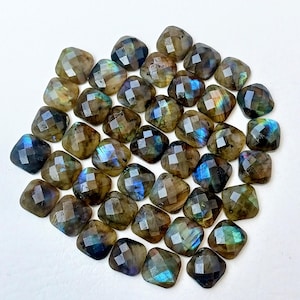 LABRADORITE CABOCHON Multifire gros lot de pierres précieuses de labradorite 500 carats qualité Mix Taille Pierre de labradorite naturelle