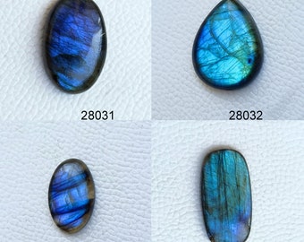 Multi Labradorite Gemstone, Labradorite Crystal, Blue Labradorite Stone, Natural Labradorite Cabochon For Pendant, Ring, Jewelry Supplies