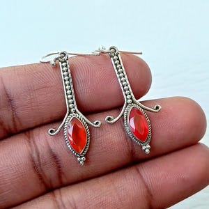 Silber Ohrringe, klobige Ohrringe, Minimalist Stein Silber Schmuck, 925 Sterling Silber Ohrringe, klobige Silber Ohrringe Valentinstag