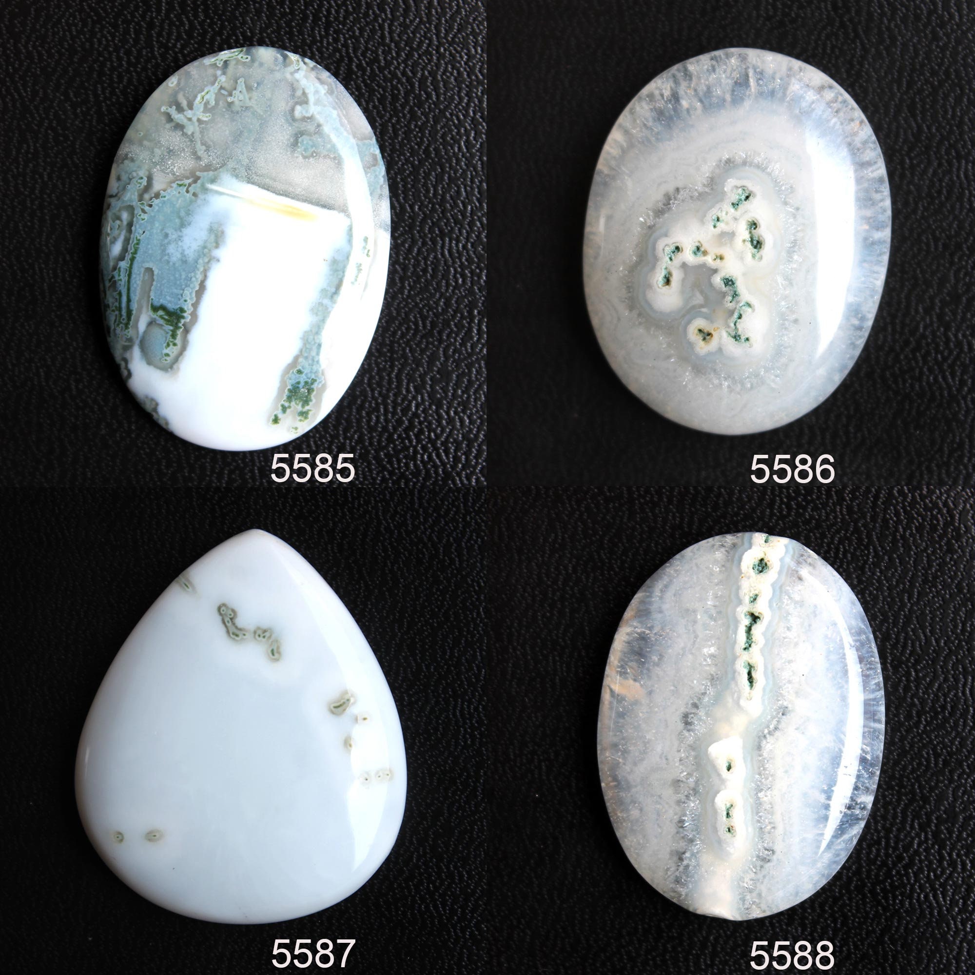 Moss Agate Loose Stone Green Moss Agate Gemstone Moss Agate | Etsy