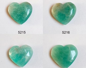 Puffed Heart for Reiki Jewelry Natural Amazonite Heart Peach Amazonite Heart Gemstone Pocket Heart Carved Stone Heart Crystal Heart Puffed Heart for Reiki Jewelry Natural Amazonite Heart Peach Amazonite Heart Gemstone Pocket Heart Carved Stone Heart Crystal Heart