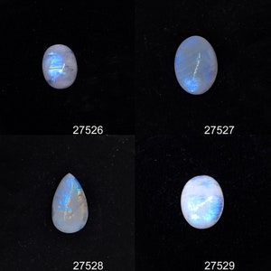 Rainbow Moonstone Cabochon, Natural Moonstone Cabochon, Moonstone Rings Gemstone, Rainbow Moonstone Jewelry Stones For Pendant, Necklace