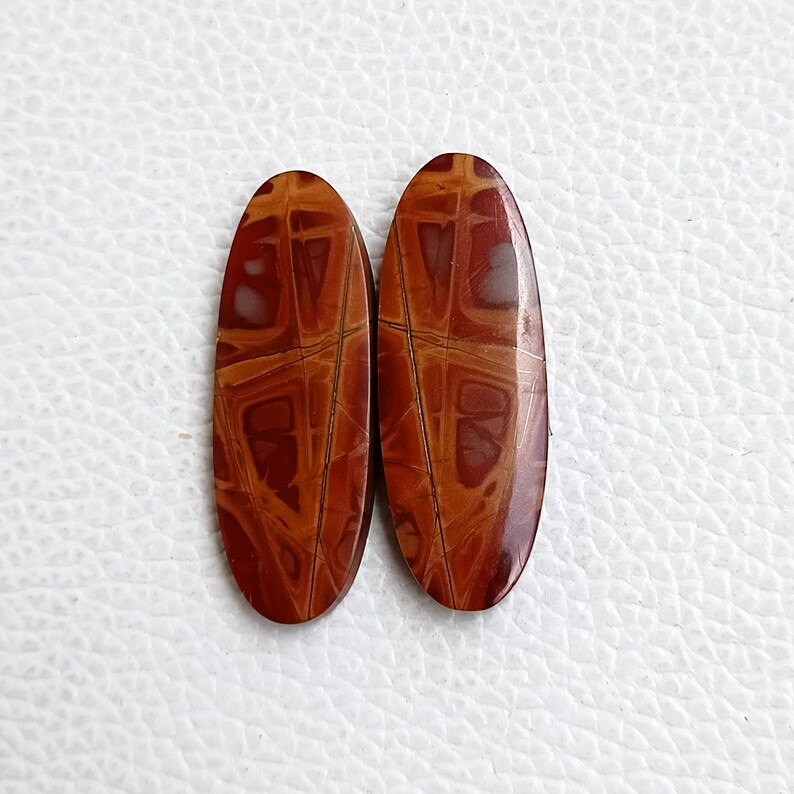 Noreena Jasper Pair, Noreena Jasper Earring Pair Stone, Noreena Jasper