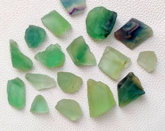 Natural Raw Fluorite Stone: Unpolished Healing Crystal Lot