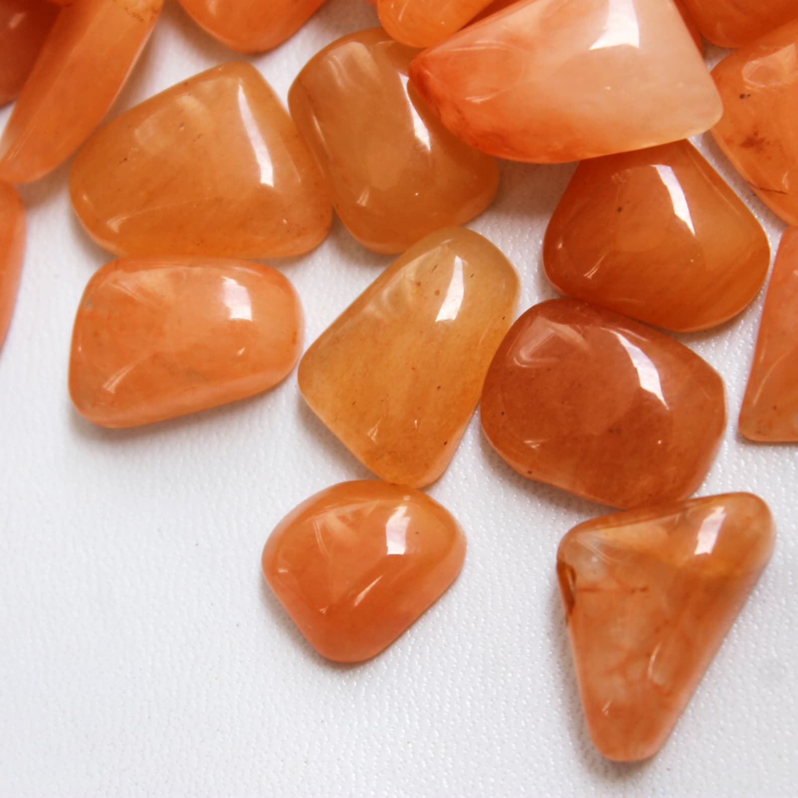 Natural Aventurine Cabochon Orange Aventurine Beads Stone Etsy