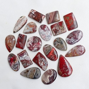 Crazy Lace Agate Cabochon, Agate Gemstone, Natural Crazy Lace Agate Wholesale Lot Healing Stone By Carats For Jewelry Making Supply