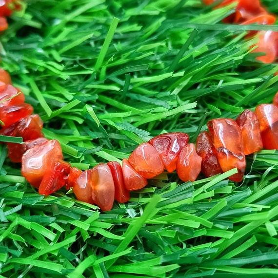 Carnelian Bracelet, Carnelian Chips Bracelet, Bracelet for Women