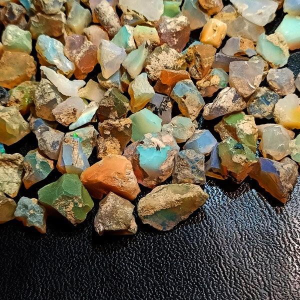 Raw Opal Stone, Rough Ethiopian OPAL Raw Crystal, Raw Opal, Bulk Opal Crystals, Ethiopian Opals, Welo Opal Rough lot, Opal Gems for Jewelry